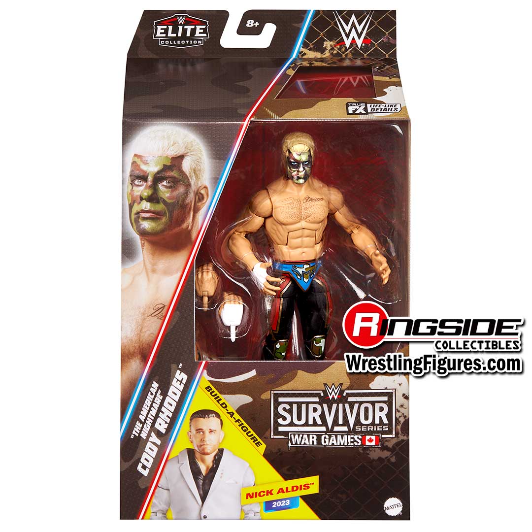 Image Cody Rhodes (Camo Face Paint) - WWE Elite Survivor Series 2025