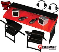 Image Commentators Playset (Red) - Ringside Exclusive