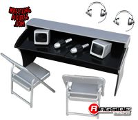 Image Commentators Playset (Silver) - Ringside Exclusive
