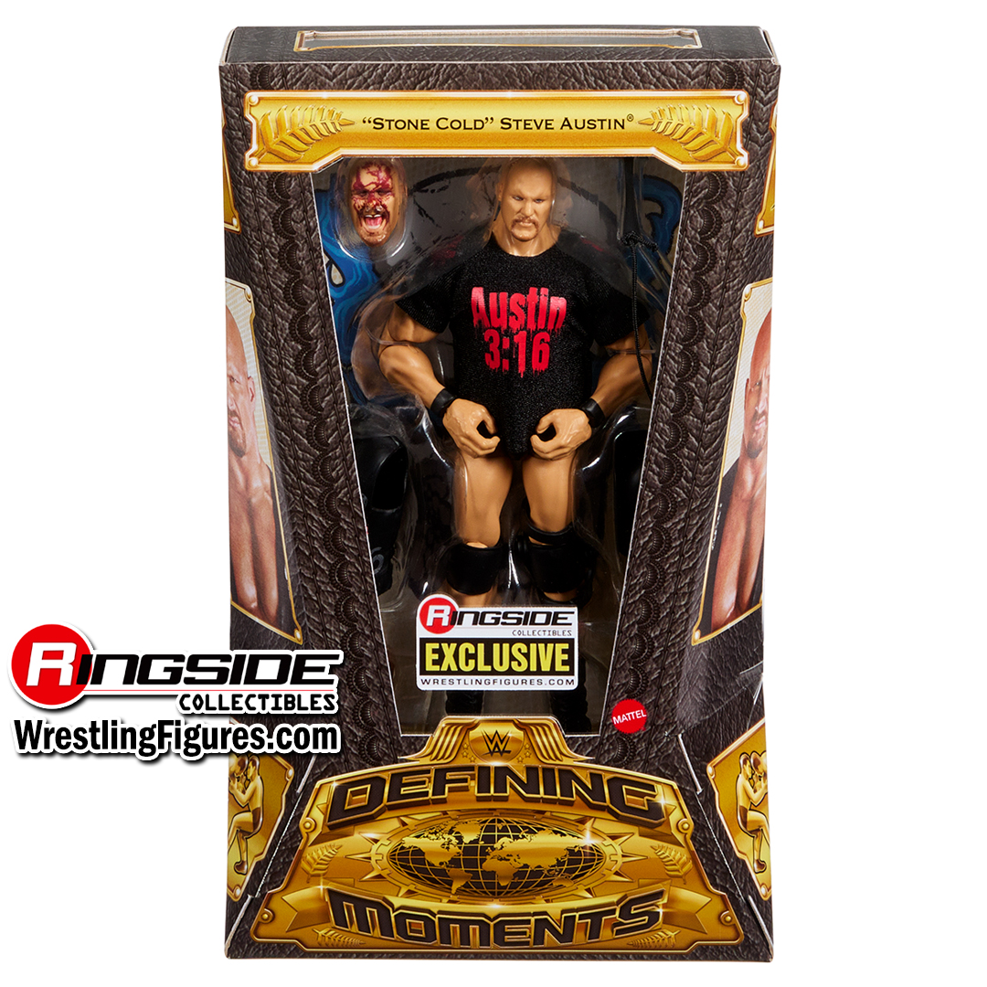 Image Bloody Stone Cold Steve Austin (WM13) - WWE Defining Moments Ringside Exclusive