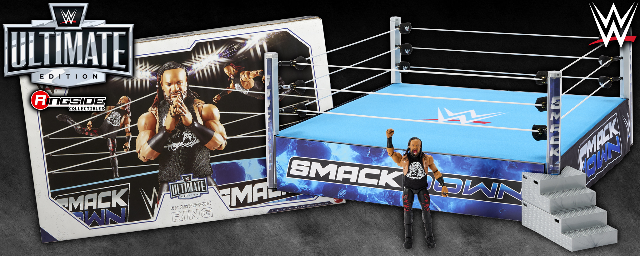 WWE Smackdown Ring w/ Jacob Fatu