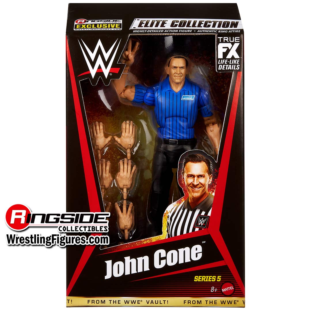 Variant - Blue Shirt) Referee John Cone - WWE From the Vault