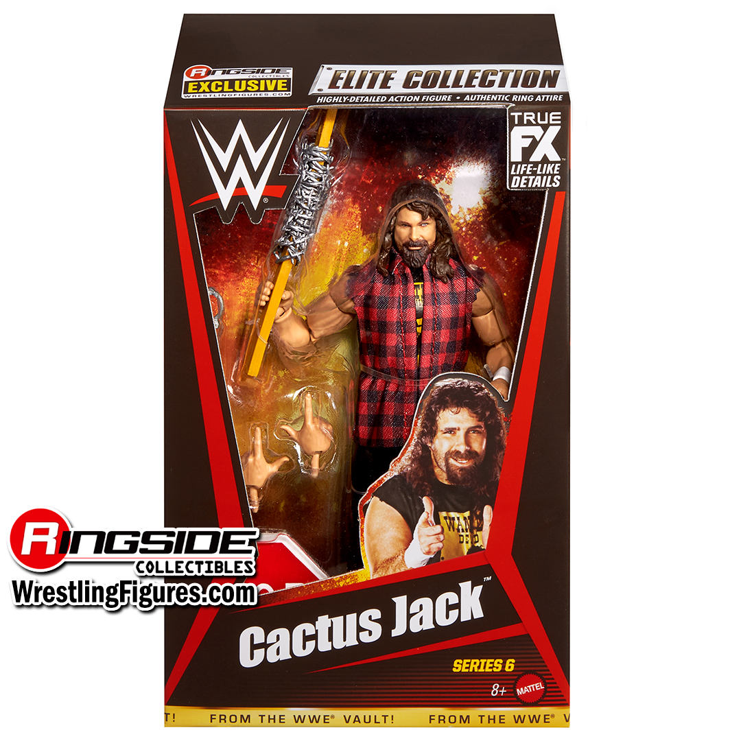 Image Cactus Jack (Barbed Wire 2x4) - WWE From the Vault Ringside Exclusive Series 6