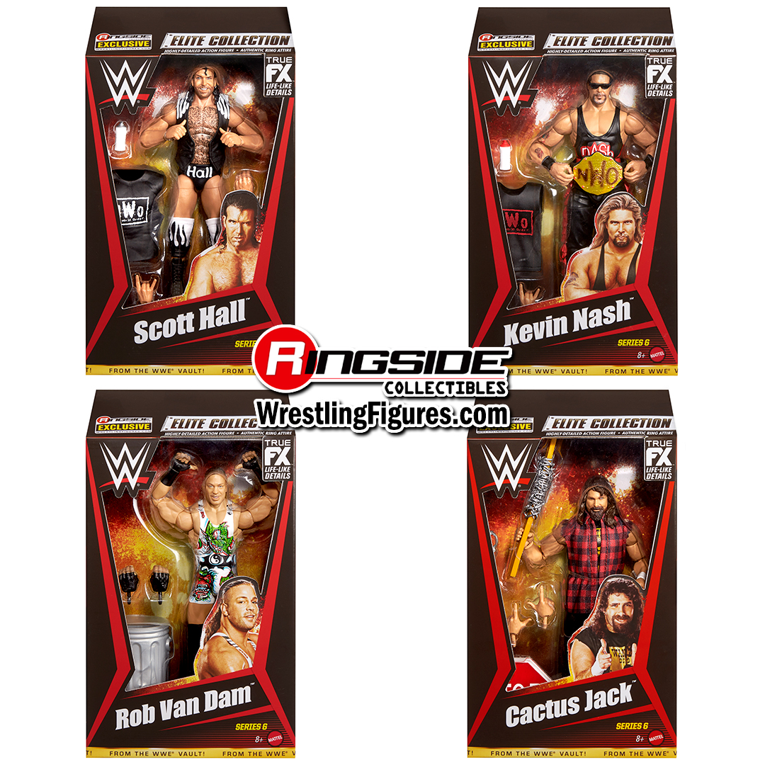 Image WWE From the Vault Ringside Exclusive Series 6 - Set of 4